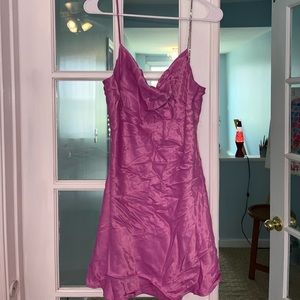 Pink Zara mini dress with sparkles size L